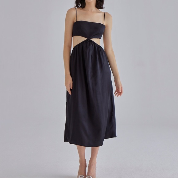 Silkmaison silk cut out satin dress M - Picture 1 of 3